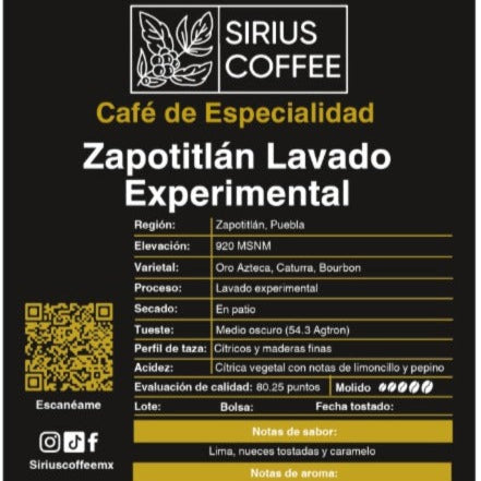 Zapotitlán Lavado Experimental