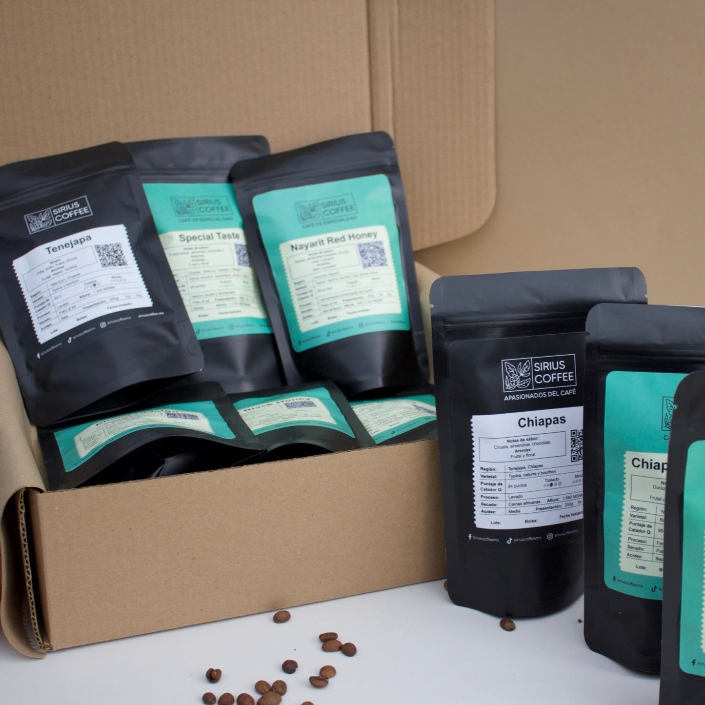 Set 10 Muestras de Café (1kg total)