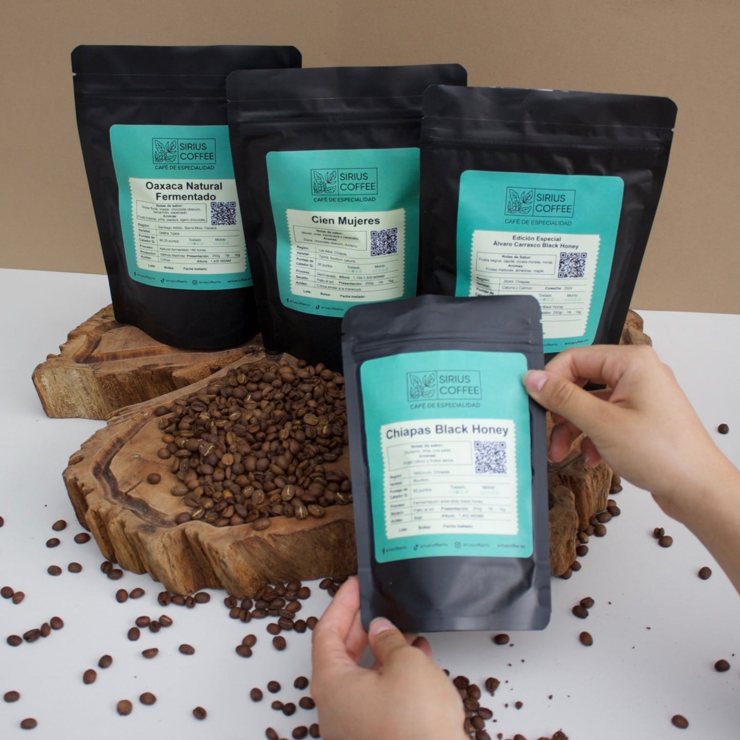 Set 5 Muestras de Café (500g total)
