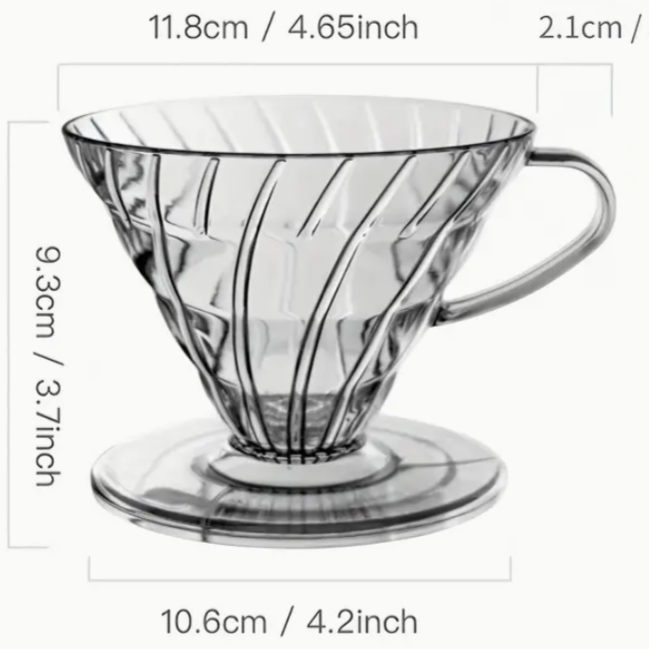 V60 Dripper Transparente