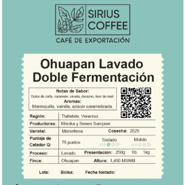 Ohuapan Lavado Doble Fermentación