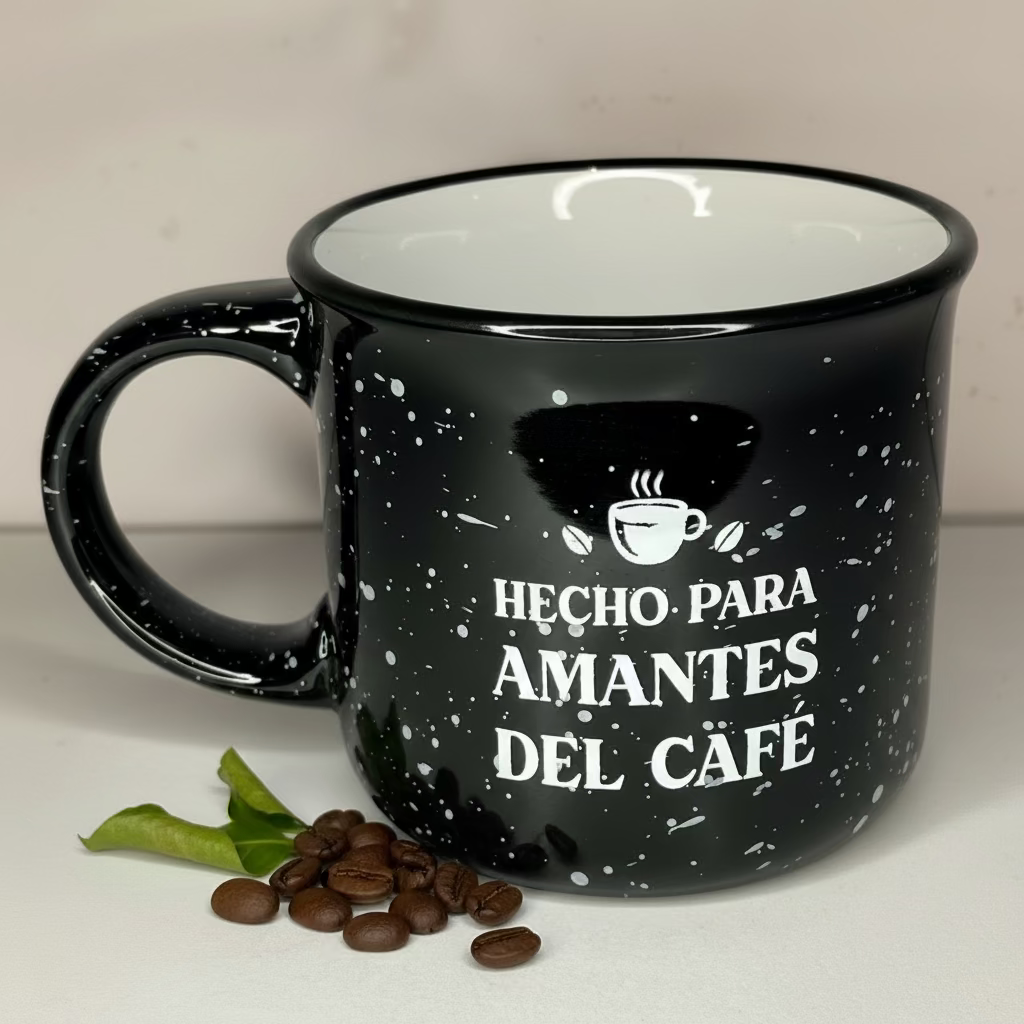 Taza Cerámica Bicolor 14oz