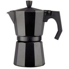 Cargar imagen en el visor de la galería, Cafetera Italiana Moka Espresso 3 Tazas Negra
