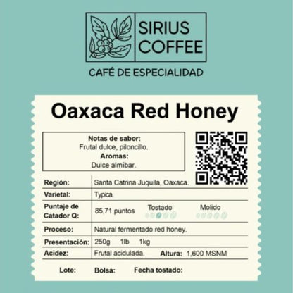 Café oaxaca frutal dulce