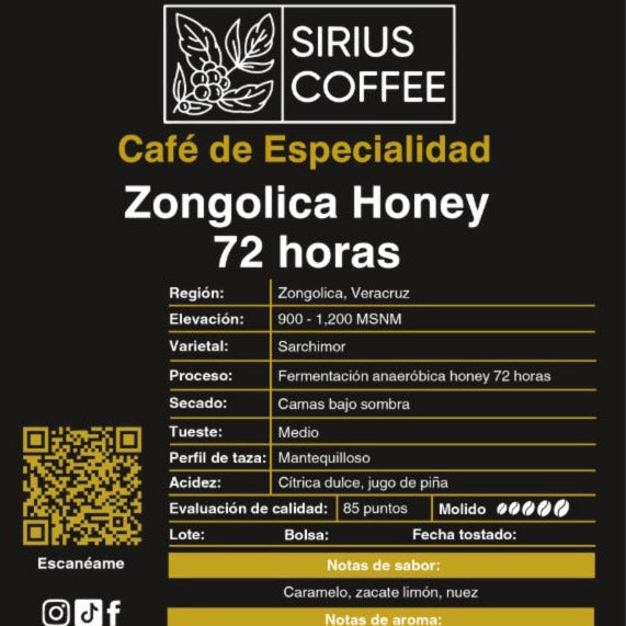 Café Zongolica Honey 72hrs