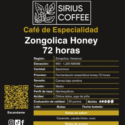 Café Zongolica Honey 72hrs