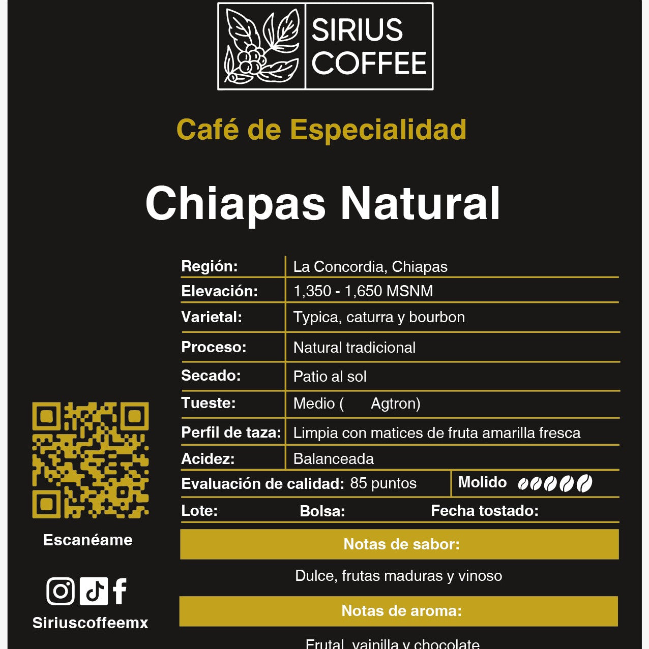 Café Chiapas Natural