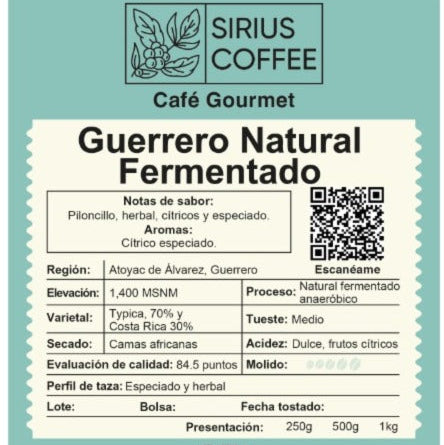 Café Guerrero Natural Fermentado