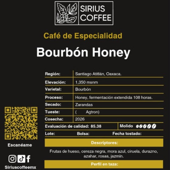 Café Bourbón Honey Sierra Norte