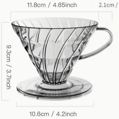 V60 Dripper Transparente