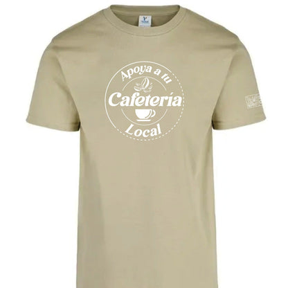 Playera Apoya Cafetería Local