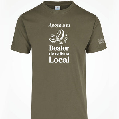 Playera Apoya Dealer Cafeína