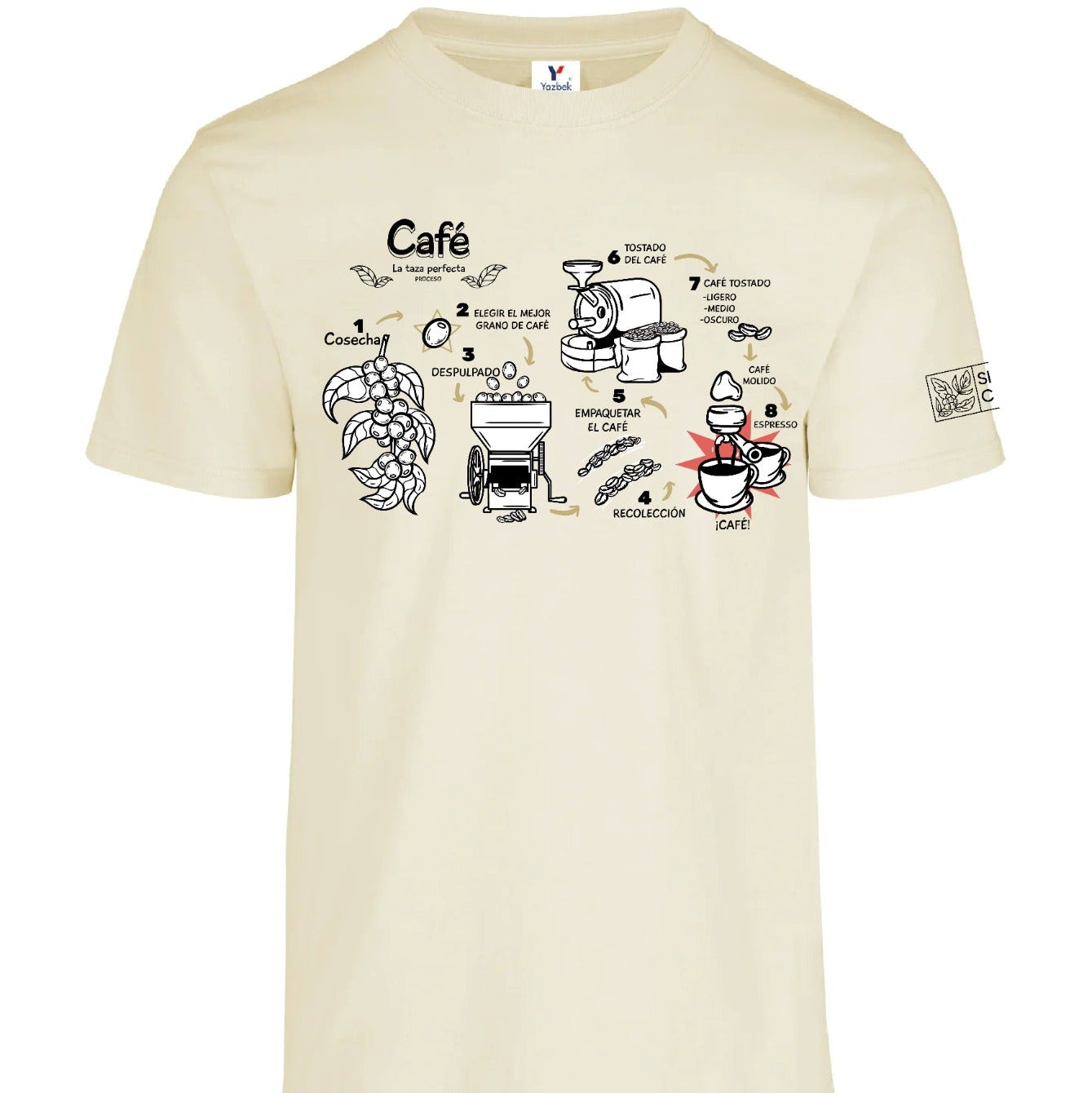 Playera Proceso del Café