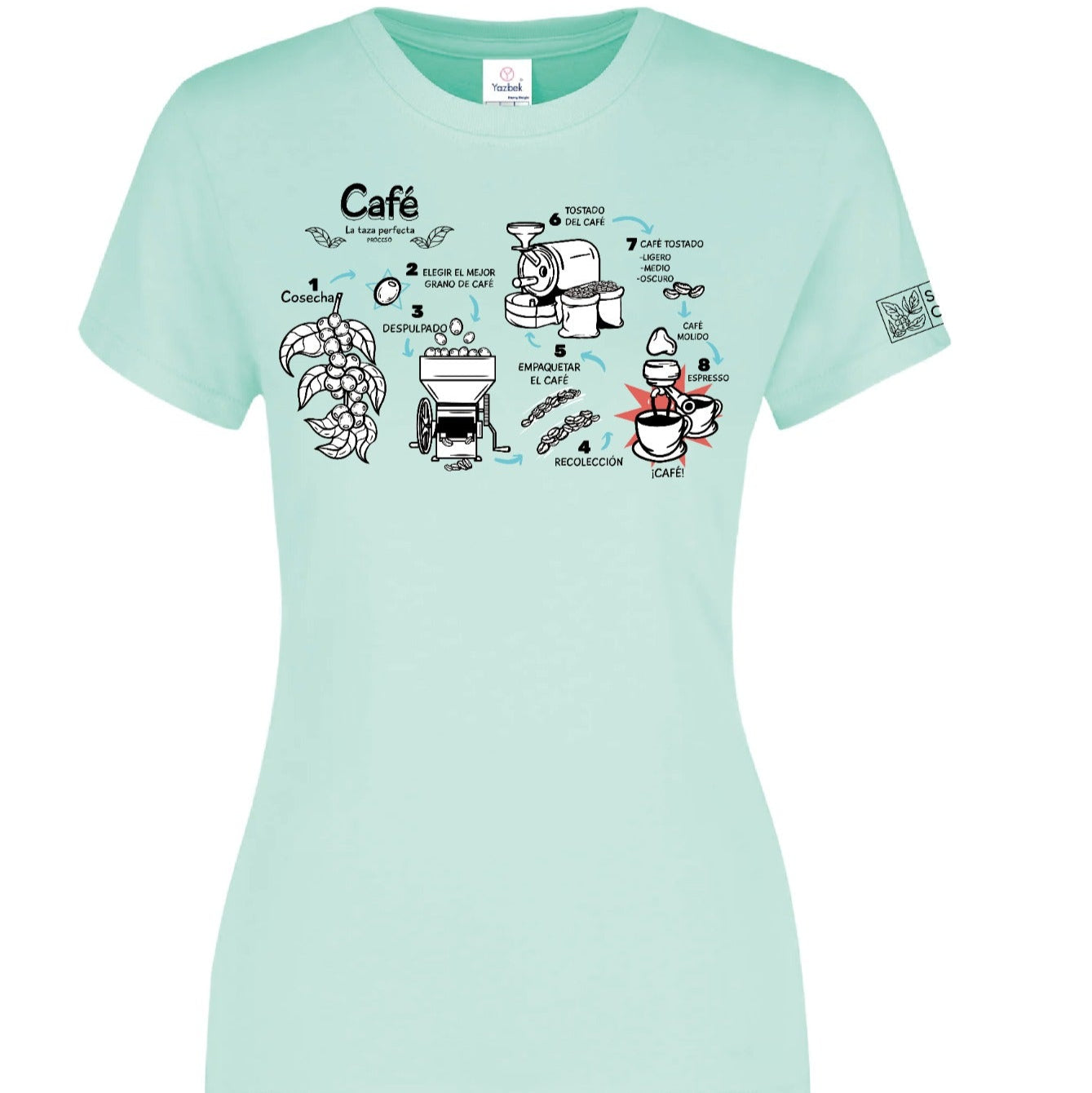 Playera Proceso del Café