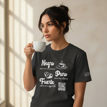 Playera Negro Puro Fuerte