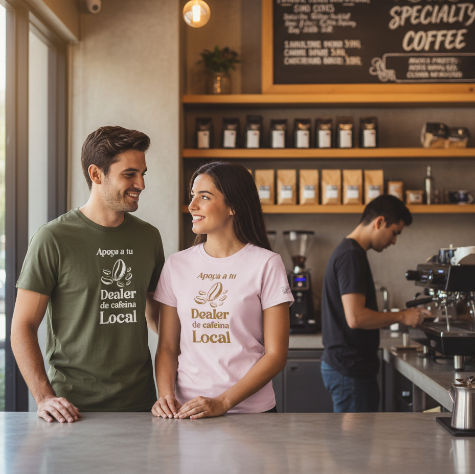 Playera Apoya Dealer Cafeína