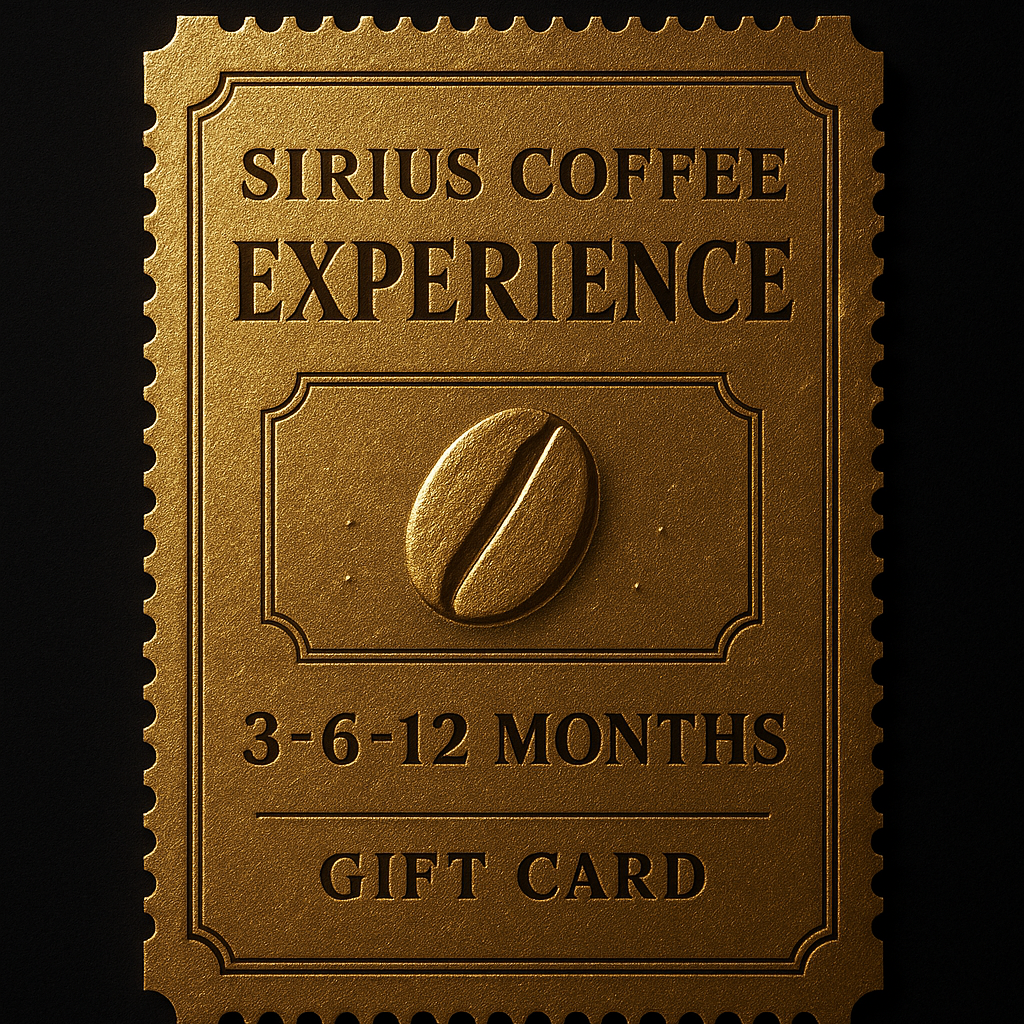 Tarjeta de Regalo Sirius Coffee Experience