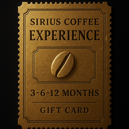 Tarjeta de Regalo Sirius Coffee Experience