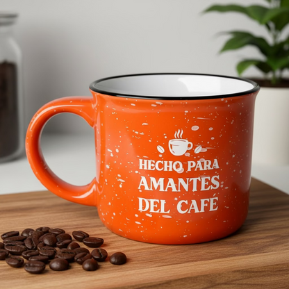 Taza Cerámica Bicolor 14oz