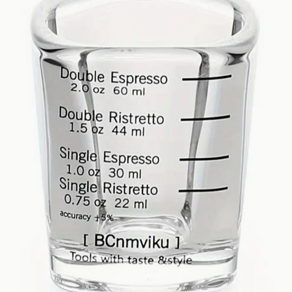 Set 2 vasos espresso medidores 60ml