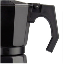 Cargar imagen en el visor de la galería, Cafetera Italiana Moka Espresso 3 Tazas Negra (150ml)
